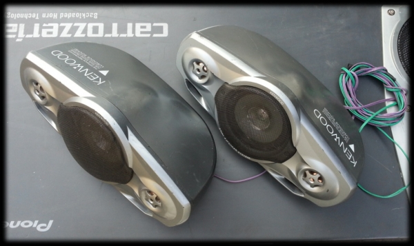 ลำโพงกล่อง Kenwood KSC-01X แบบ 3 ทาง สวยๆ เสียงดี