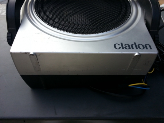 Sub Box Clarion SRV212 แอมป์ในตัว 2Hญี่ปุ่น