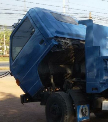 หกล้อ อีซูซุ NPR115ดั้ม สภาพดีพร้มใช้งาน ทะเบียนพร้อม ราคา459000บ คุยได้เด้อ