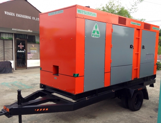 เครื่องปั่นไฟMITSUBISHI 200 Kva.mad in japanรับประกัน 12 เดือน