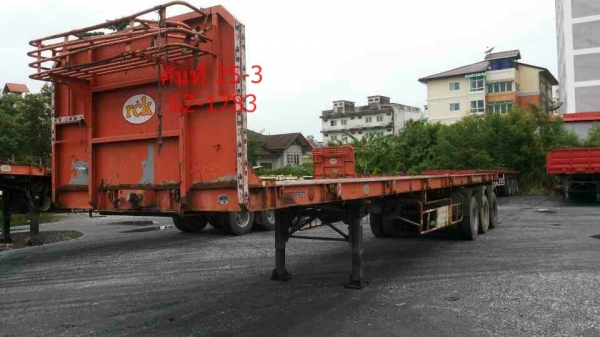 เทรลเลอร์พื้นเรียบ 3 เพลา RCK ราคาเงินสด 410,000 บาท ติดต่อคุณนริศ 081-733-5156