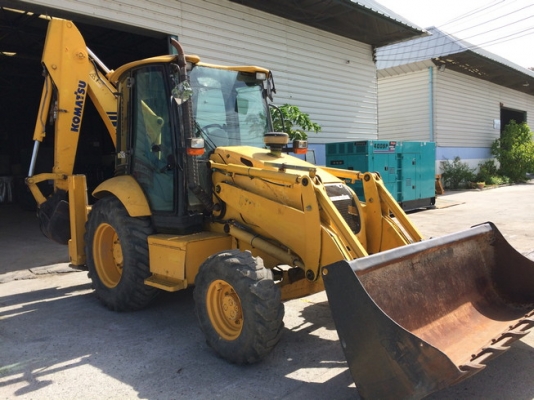 ราคาพิเศษ Komatsu WB93R-5 ปี 2007 นำเข้ามาจากอิตาลี ไม่แพงครับ