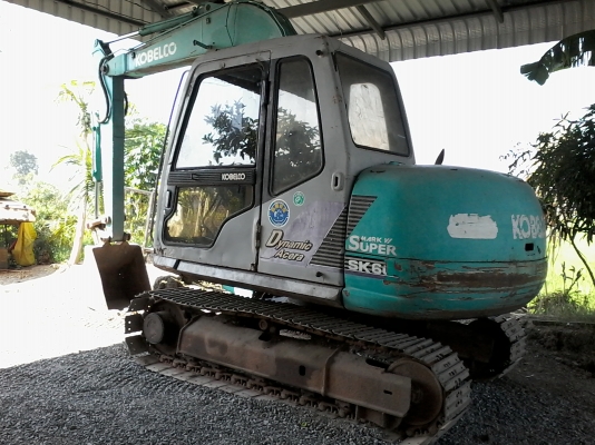 SK60-5 Super รถใช้งานได้ปกติ เอวแน่นช่วงล่างเต็มเครื่องเดิมปั๊มแรงมีลายหัวเจาะ ราคา 490000