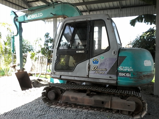 SK60-5 Super รถใช้งานได้ปกติ เอวแน่นช่วงล่างเต็มเครื่องเดิมปั๊มแรงมีลายหัวเจาะ ราคา 490000