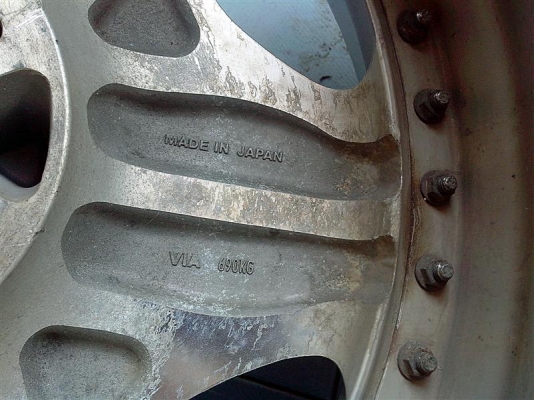 ขายล้อ w-work RYVER ขอบ18 made in japan แท้ 3ชิ้น