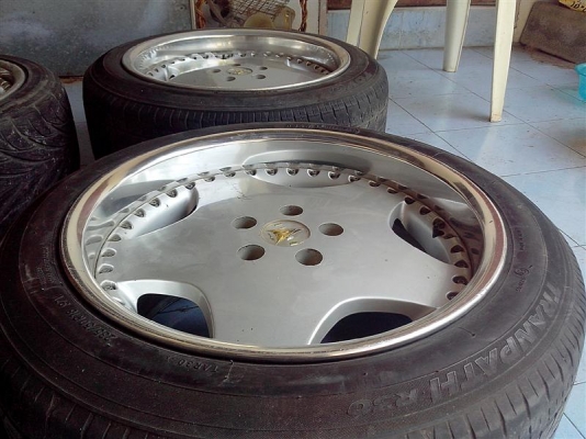 ขายล้อ w-work RYVER ขอบ18 made in japan แท้ 3ชิ้น