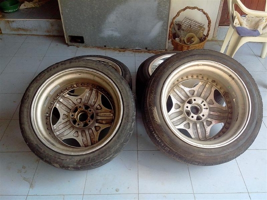 ขายล้อ w-work RYVER ขอบ18 made in japan แท้ 3ชิ้น