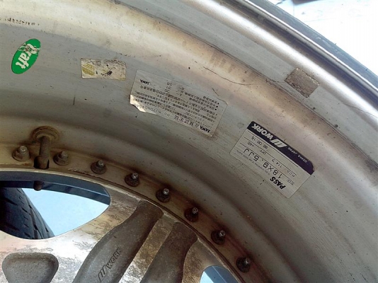 ขายล้อ w-work RYVER ขอบ18 made in japan แท้ 3ชิ้น