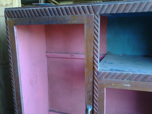 ตู้ไม้สักงานเก่า