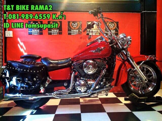 T&amp;T BIKE RAMA2 KAWASAKI VULCAN CLASSIC 1500 cc รถไม่เคยล้ม รถสวยกริป รับแลกเทริน เอกสาร สพม รถพร้อมออกทริป