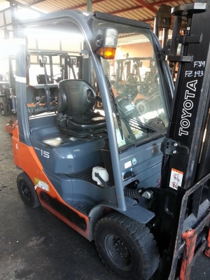 TOYOTA 8FG15 รถปี 2007 รถเก่าญี่ปุ่น 100\% TOYOTA 8FG15 รถปี 2007 รถเก่าญี่ปุ่น 100\%