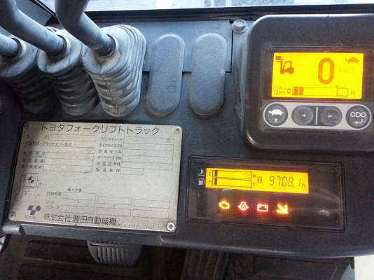 TOYOTA 8FG15 รถปี 2007 รถเก่าญี่ปุ่น 100\% TOYOTA 8FG15 รถปี 2007 รถเก่าญี่ปุ่น 100\%