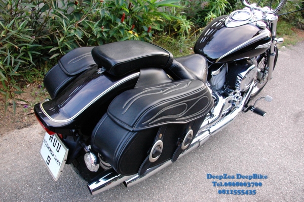 ขาย Yamaha Dragstar 1100 Custom ปี 2000 รถทะเบียนแท้ ส.ม.อ โอนได้ทุกขนส่ง เอกสารพร้อมโอน
