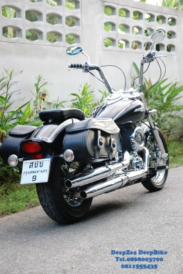 ขาย Yamaha Dragstar 1100 Custom ปี 2000 รถทะเบียนแท้ ส.ม.อ โอนได้ทุกขนส่ง เอกสารพร้อมโอน