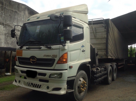 ขายรถหัวลากHINO FM2PKPA เครื่อง P11C-UB17979 320 แรงม้า สนใจโทร 081-970-1072