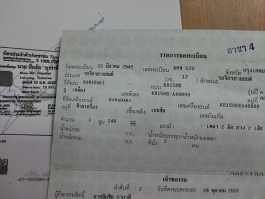 ขายKR150E10แท้ ทำสีมาใหม่ รถปี49 ขายKR150E10แท้ ทำสีมาใหม่ รถปี49