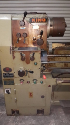 ขายครับขายเครื่องกลึง king 5 ฟุต 4 เพลา เบรค สภาพนางฟ้า สวย แน่น นิ่ม เงียบ ราคายินดีตอบทุกท่านหลังไมค์ครับ หรือ 0814583376 เอกปทุมครับ