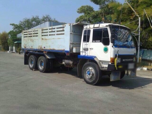 ขายรถบรรทุกสิบล้อดัมพ์ MITSUBISHI MA เครื่อง 6D16-195 แรง 10 เกียร์ ปี 33 เบรคใหญ่