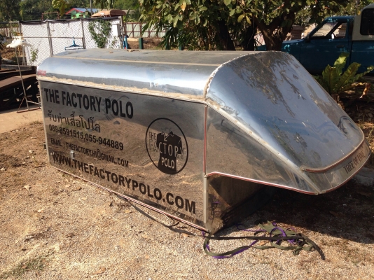 ขาย หลังคารถกระบะทึบ vigo ตอนเดียว (ลายด้านข้างเป็นสติ๊กเกอร์ เอาออกได้)