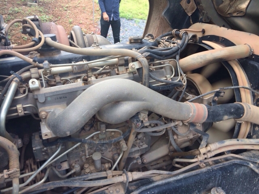 ขายรถบรรทุกสิบล้อดัมพ์ ISUZU เครื่อง 320 แรง ปี 50 กระบะดัมพ์สามมิตร มีระบบลากพ่วง