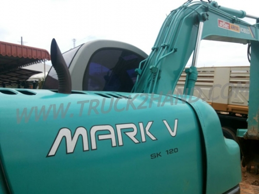 รถแบคโฮ KOBELCO MARK 5 SK120 มีเล่มทะเบียนพร้อม รถแบคโฮ KOBELCO MARK 5 SK120 มีเล่มทะเบียนพร้อม