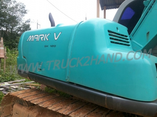 รถแบคโฮ KOBELCO MARK 5 SK120 มีเล่มทะเบียนพร้อม รถแบคโฮ KOBELCO MARK 5 SK120 มีเล่มทะเบียนพร้อม