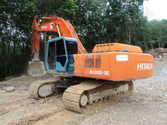 แบคโฮยี่ห้อ HITACHI รุ่น EX300-3C//ติดต่อคุณเบียร์ 074-601-507, 089-615-3177