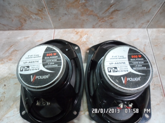 ขายลำโพงวีเพาเวอร์ 6*9มือสองเสียงดี  500พร้อมส่ง