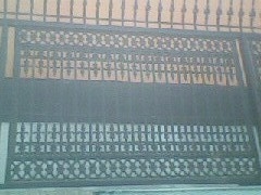 ประตูรั้ว อัลลอยซ์ สูง1.80เมตร์ยาว2.50เมตรมี12แผ่นรวมยาว40เมตร