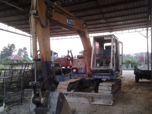 รถแม๊คโครยี่ห้อ KATO HD60SE ขายตามสภาพรถทำงานอยู่ รถแม๊คโครยี่ห้อ KATO HD60SE ขายตามสภาพรถทำงานอยู่