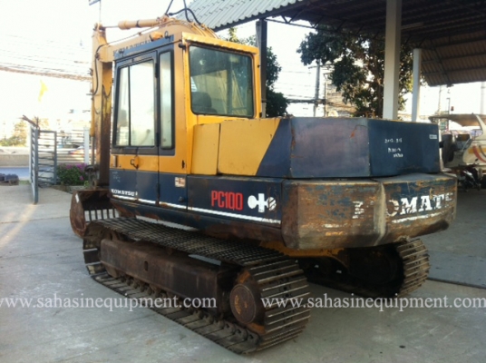 รถขุด PC100-3 บจก.สหสินอีควิปเม้นท์ โทร.081-5851880, 02-5168100-1 www.sahasinequipment.com รถขุด PC100-3 บจก.สหสินอีควิปเม้นท์ โทร.081-5851880, 02-5168100-1 www.sahasinequipment.com