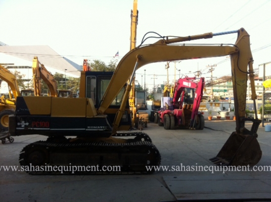 รถขุด PC100-3 บจก.สหสินอีควิปเม้นท์ โทร.081-5851880, 02-5168100-1 www.sahasinequipment.com รถขุด PC100-3 บจก.สหสินอีควิปเม้นท์ โทร.081-5851880, 02-5168100-1 www.sahasinequipment.com