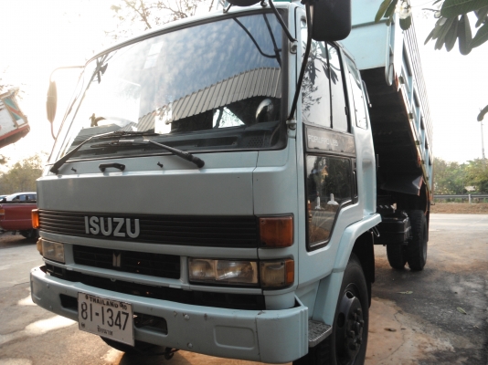 ขายรถ 6 ล้อ ดัมพ์ข้าว 13 เกวียน ISUZU เครื่อง 195 แรง กระบะเหล็ก คัชซีสวย ขับดี