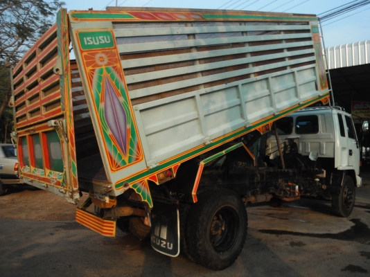 ขายรถ 6 ล้อ ดัมพ์ข้าว 13 เกวียน ISUZU เครื่อง 195 แรง กระบะเหล็ก คัชซีสวย ขับดี