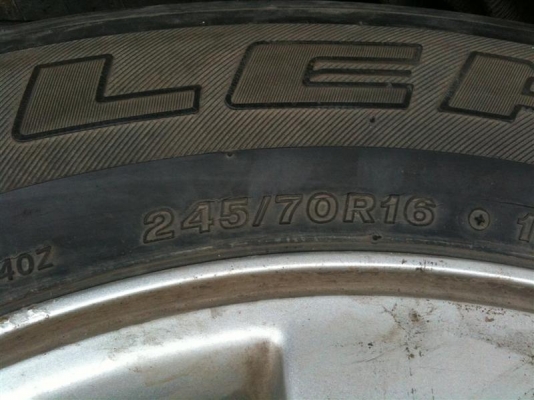 แม๊ก อีซูซุ DMAX ขอบ 16 พร้อม ยางแถม ปี08