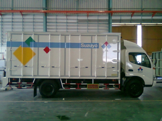 งานเพ้นท์  งานซ่อมตู้ขนส่งสินค้า งานสติกเกอร์แต่งรถ