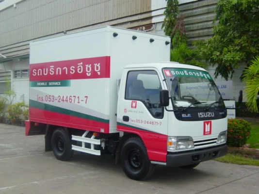 งานเพ้นท์  งานซ่อมตู้ขนส่งสินค้า งานสติกเกอร์แต่งรถ