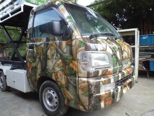 งานเพ้นท์  งานซ่อมตู้ขนส่งสินค้า งานสติกเกอร์แต่งรถ