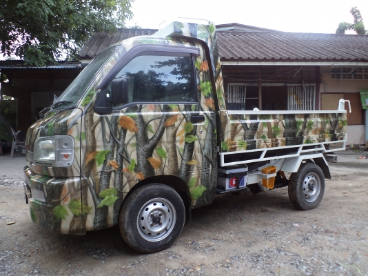 งานเพ้นท์  งานซ่อมตู้ขนส่งสินค้า งานสติกเกอร์แต่งรถ