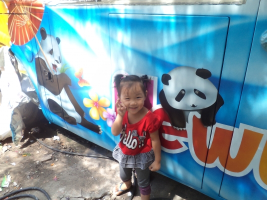 งานเพ้นท์  งานซ่อมตู้ขนส่งสินค้า งานสติกเกอร์แต่งรถ