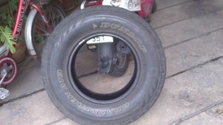 ขายถูก ยาง Dunlop 265 70 R16 มือสอง มี 2 เส้น