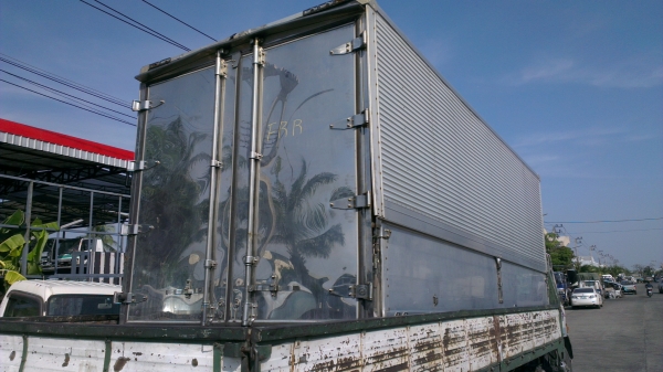 ตู้แห้ง อลูมิเนียม แบบเปิดปีกข้างได้ ประกอบนำเข้าจากญี่ปุ่น