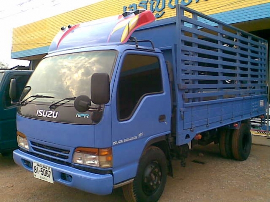ขายรถ 6 ล้อ อีซูซุ NPR การ์ตูน กะยะคาร์โก้ คอกเหล็ก รถสวย พร้อมใช้
