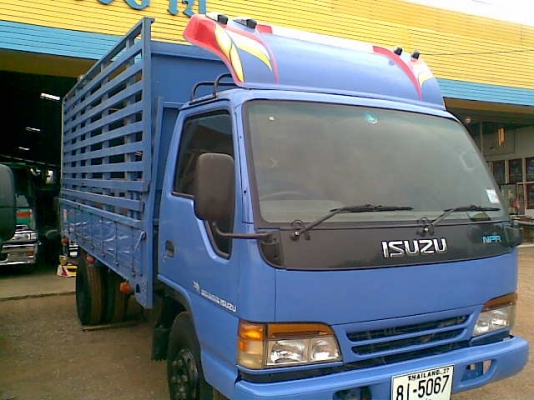 ขายรถ 6 ล้อ อีซูซุ NPR การ์ตูน กะยะคาร์โก้ คอกเหล็ก รถสวย พร้อมใช้