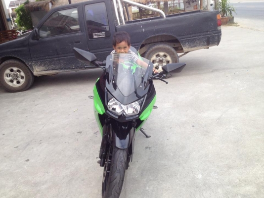 ขาย Kawazaki Ninja สีเขียว ปี 55 สภาพสวย เดิม ๆ