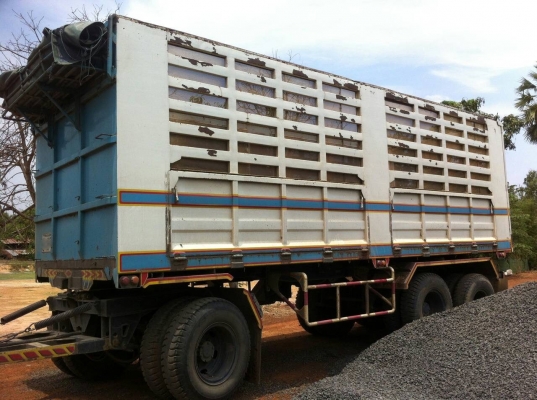 ขายรถพ่วงดัมพ์ HINO FN2KWE เครื่อง P11C-320 แรง ช่วงล่าง ZM8 น็อต 7 เกียร์เดินหน้า