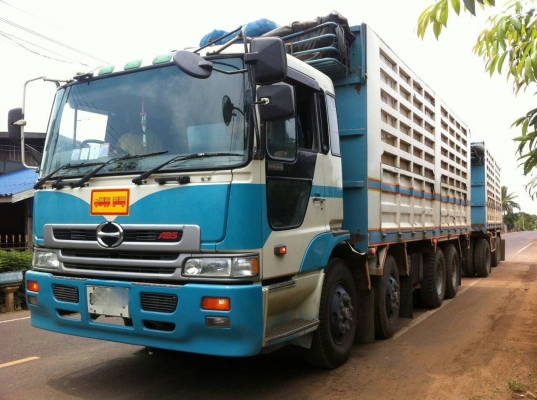 ขายรถพ่วงดัมพ์ HINO FN2KWE เครื่อง P11C-320 แรง ช่วงล่าง ZM8 น็อต 7 เกียร์เดินหน้า