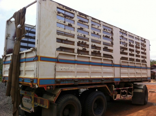 ขายรถพ่วงดัมพ์ HINO FN2KWE เครื่อง P11C-320 แรง ช่วงล่าง ZM8 น็อต 7 เกียร์เดินหน้า