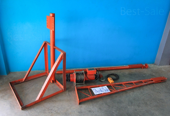 ขายถูก ครบชุด !! รอกสลิงไฟฟ้า ยกได้ 300 KG + ขาตั้งเครน
