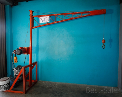 ขายถูก ครบชุด !! รอกสลิงไฟฟ้า ยกได้ 300 KG + ขาตั้งเครน